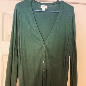 Women’s Old Navy Forest Green Cardigan